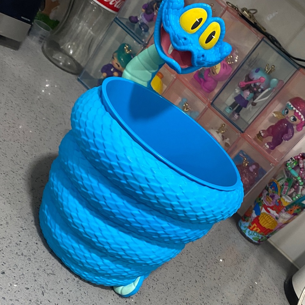 Zootopia 2 Gary the snake blue popcorn bucket